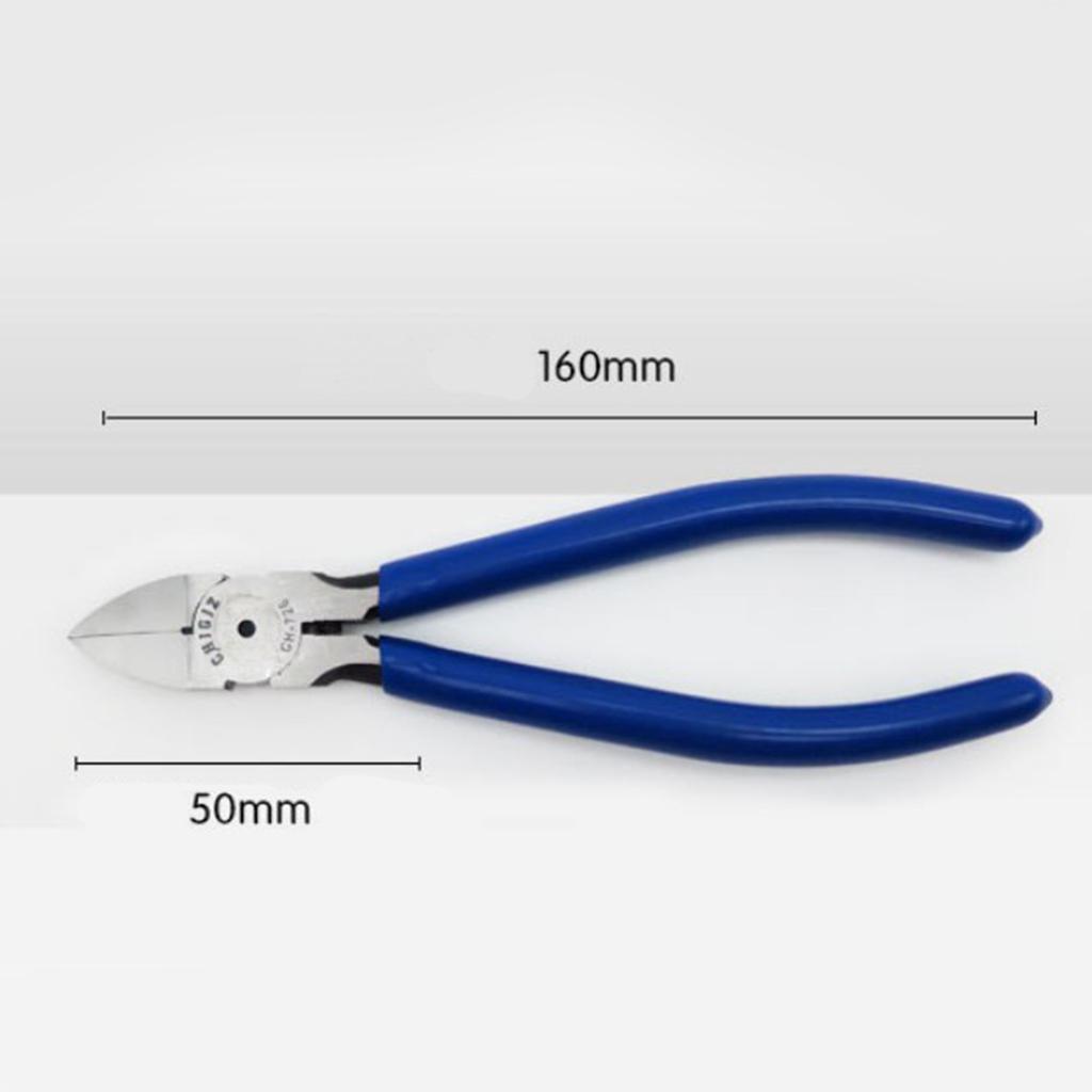 2xWire Cutter Flush Cut Diagonal Cutting Pliers Side Cutters 6 inch