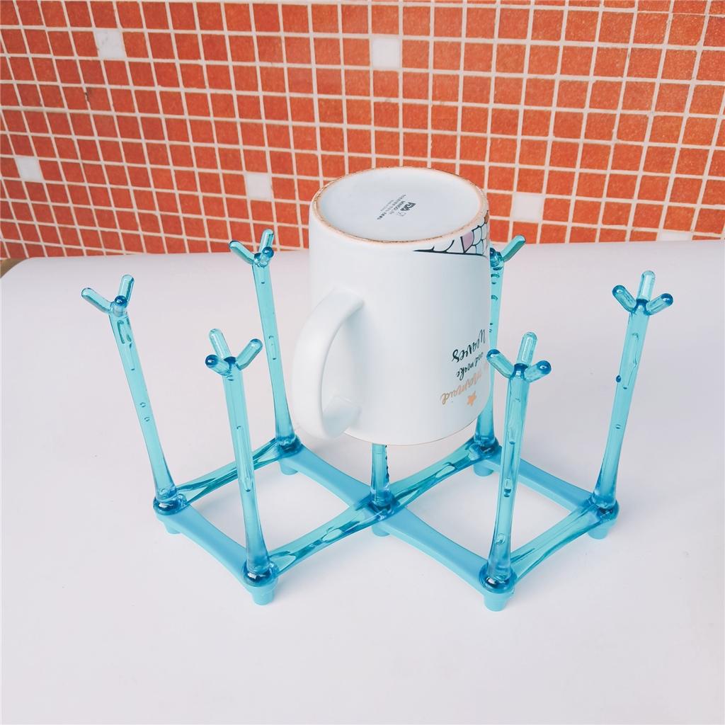 Retractable Cups Drying Rack Drinking Glass and Sports Bottle Drainer Stands