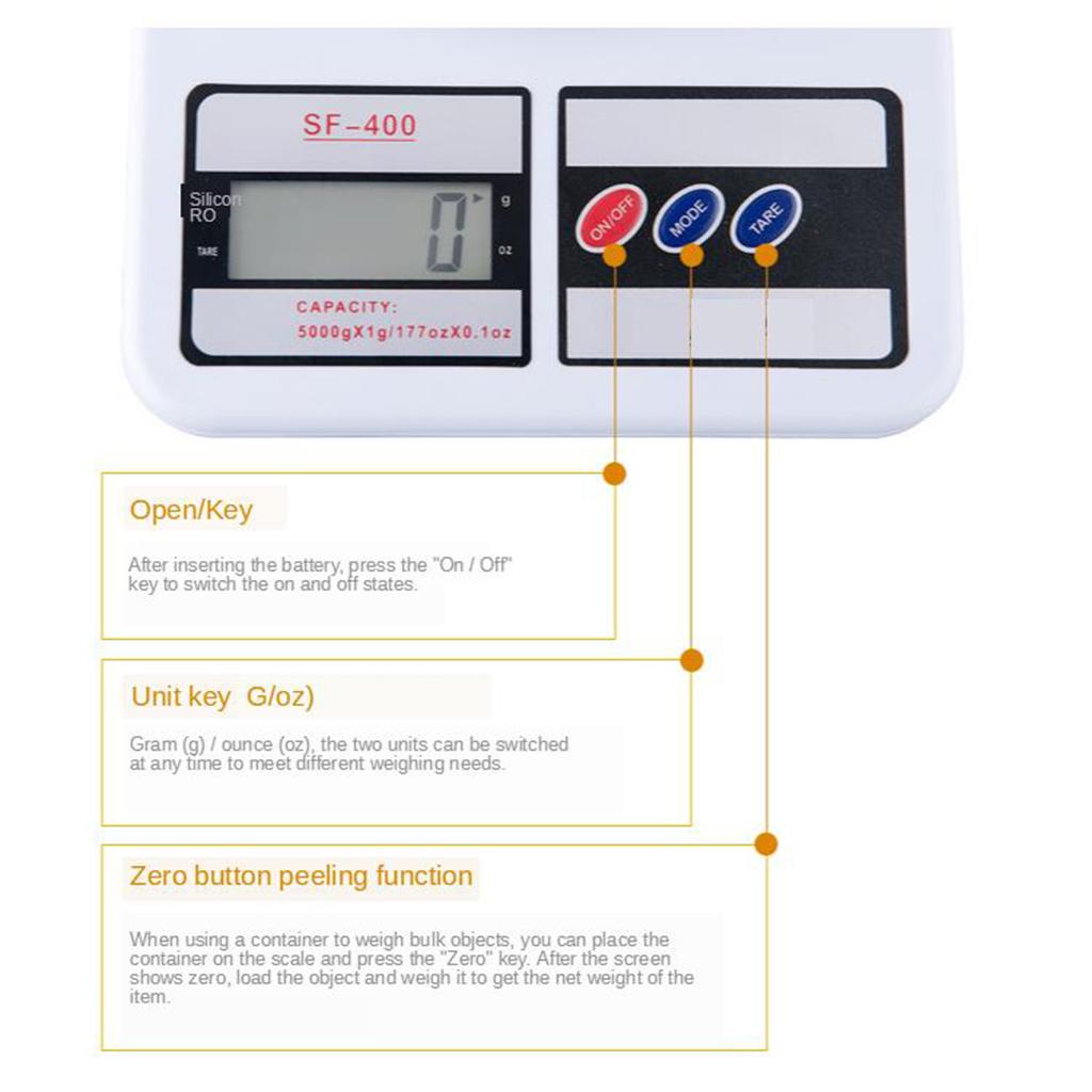 Home Kitchen Scales Mini Scale for Bakery Cooking