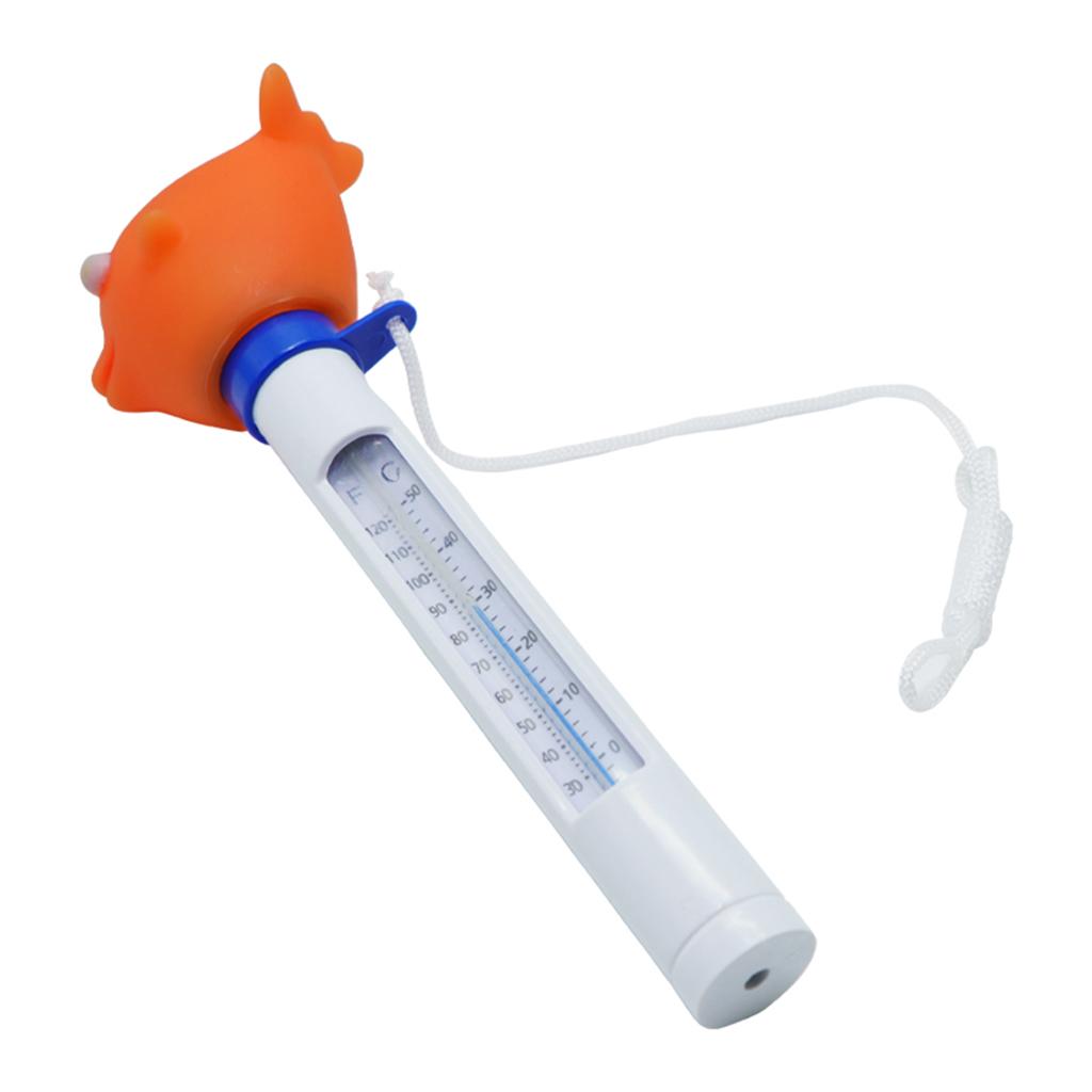 Swimming Pool Thermometer Hot Tub Floating Water Temperature Gauge Shark