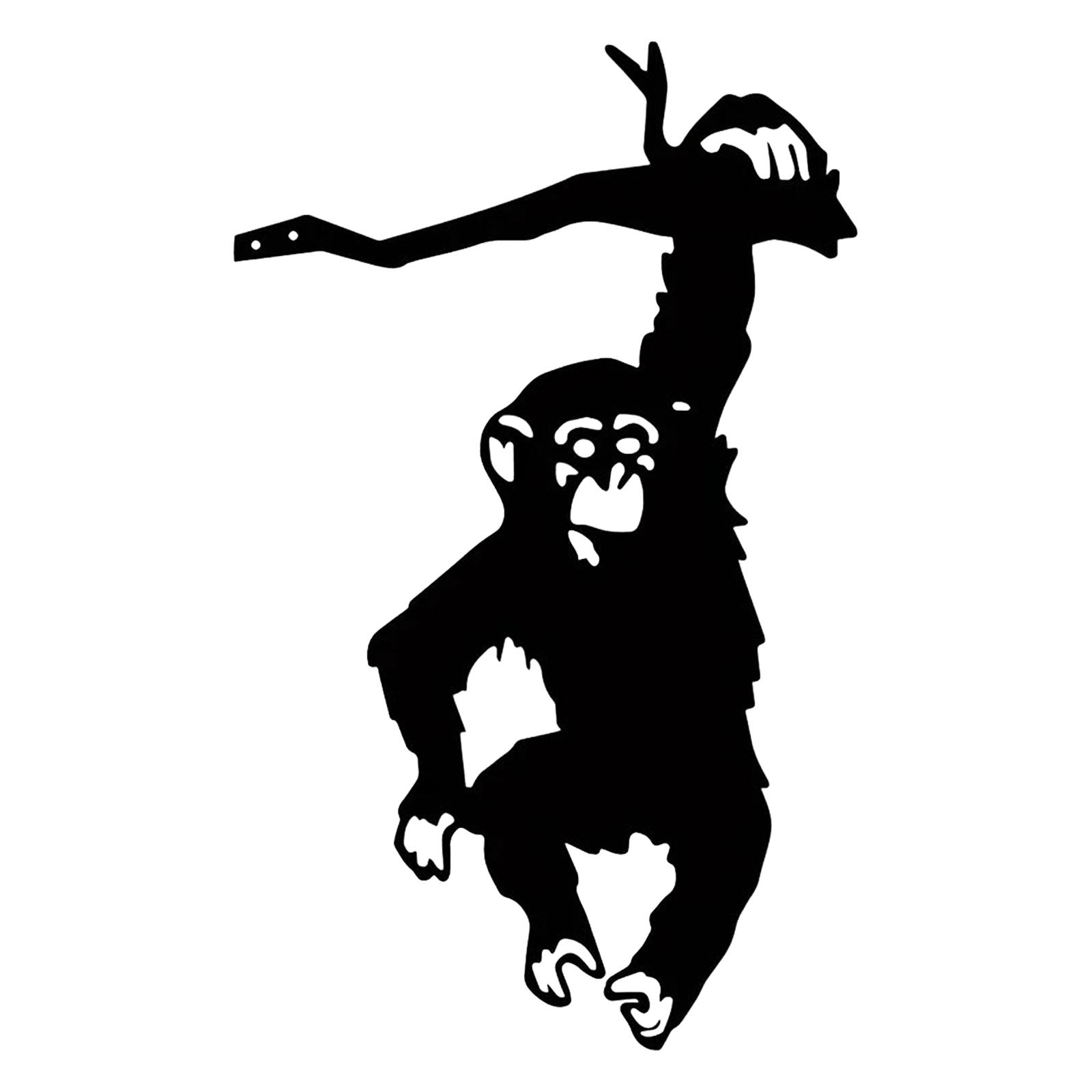Monkey Statue Hanging Art