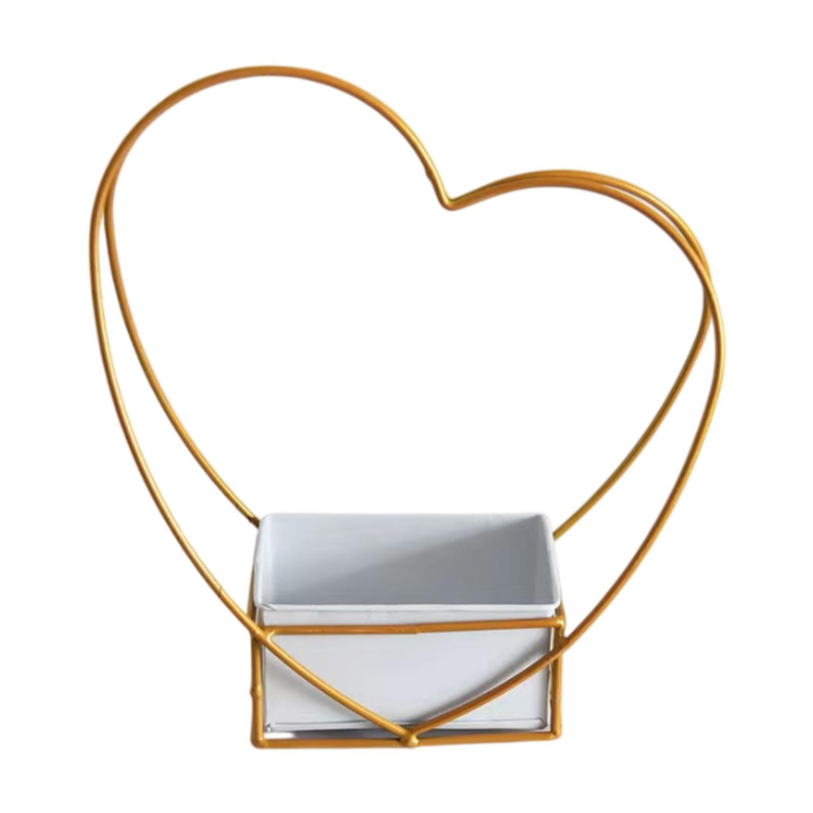 Heart Flower Basket Planter