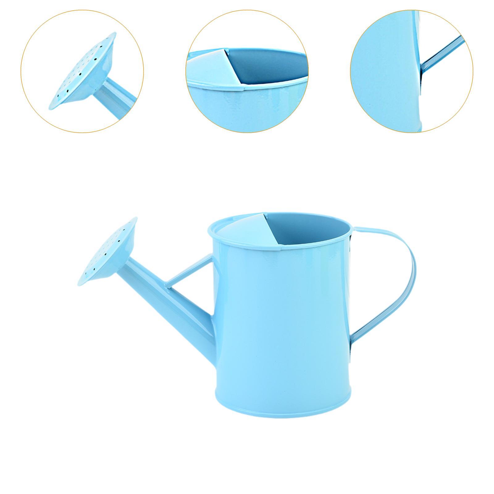 Watering Can Multifunctional Flower Container for Patio Plant Lovers Balcony blue