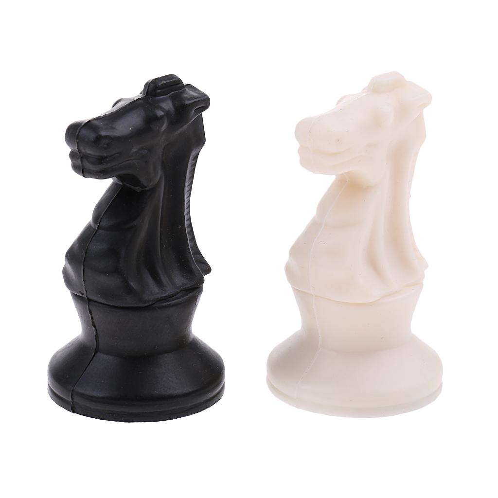 32 Pieces Medieval Chess Pieces International Chess Game Entertainment Black&White
