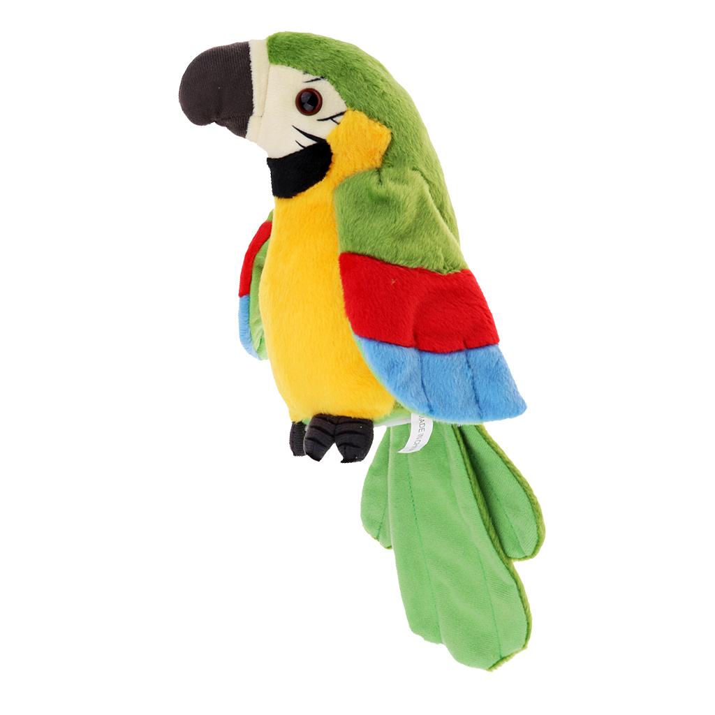 Talking Parrot Toy Green