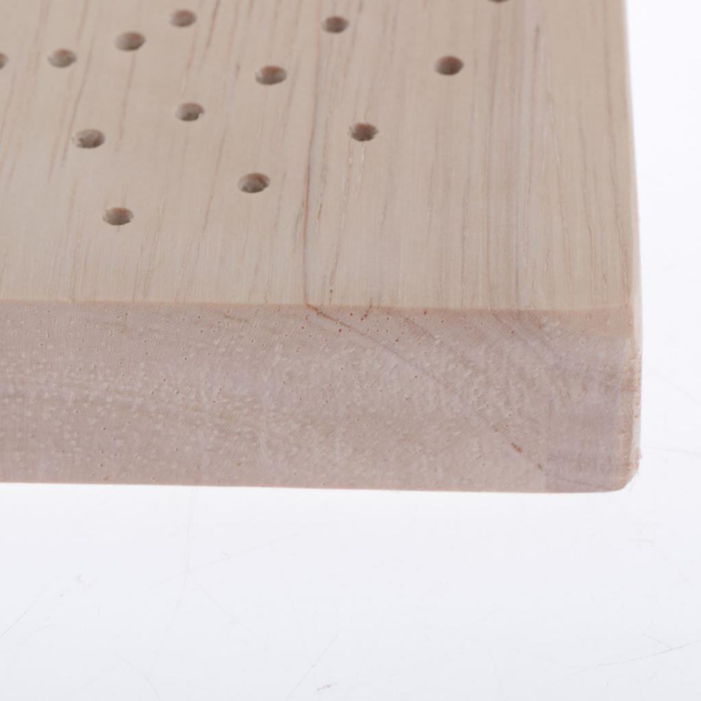 Soft Wooden Clay Painting Stand Base Model Hobby Parts Holder Square-Round