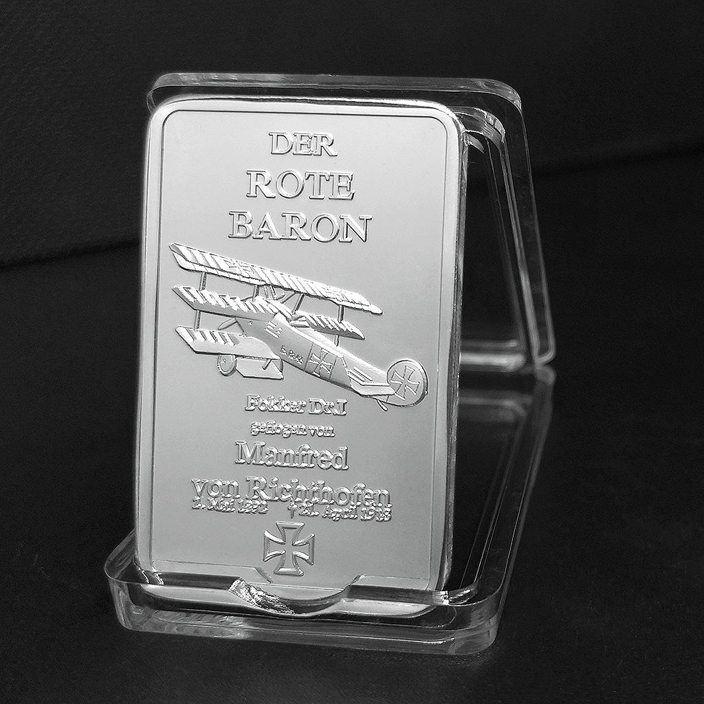Baron Triplane Coin Commemorative Lucky Souvenir Arts