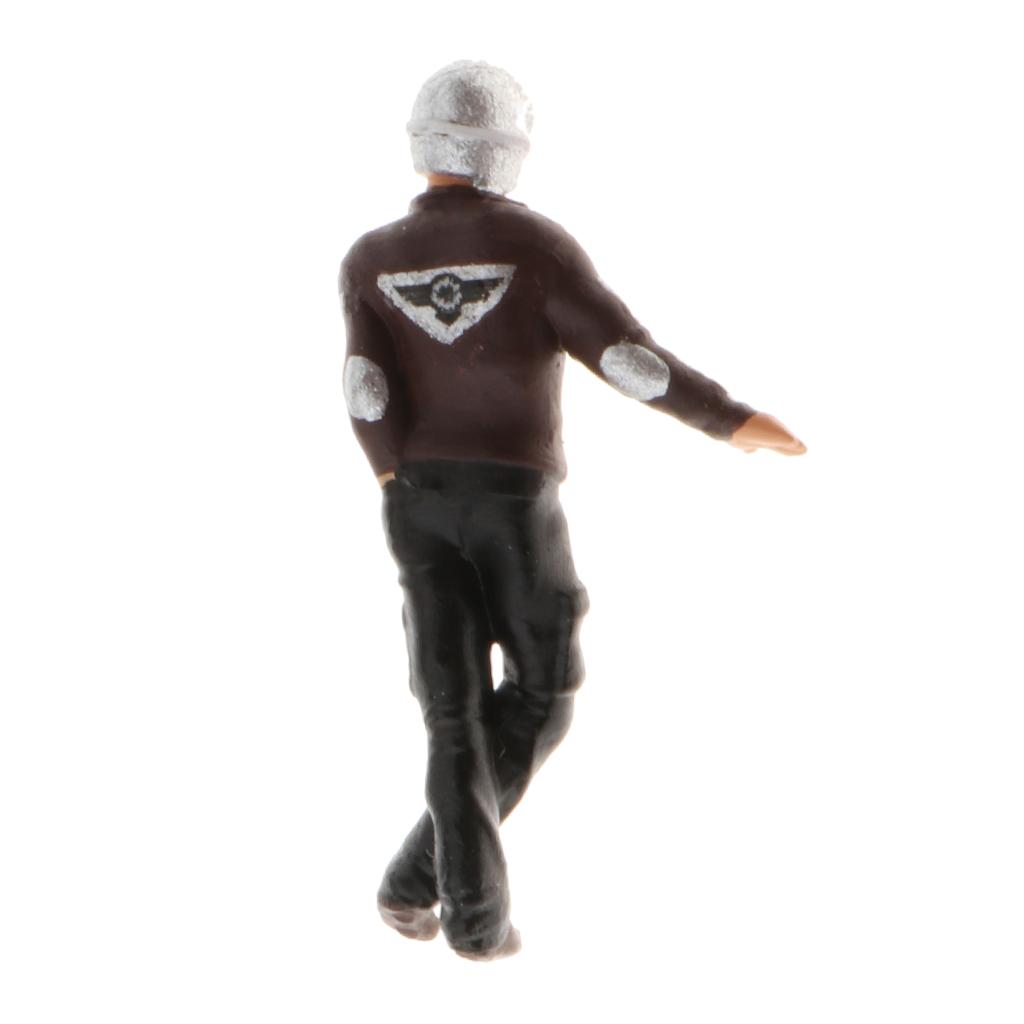 2x1/64 Character Figure Model S Scale Street Scene Layouts Brown Man