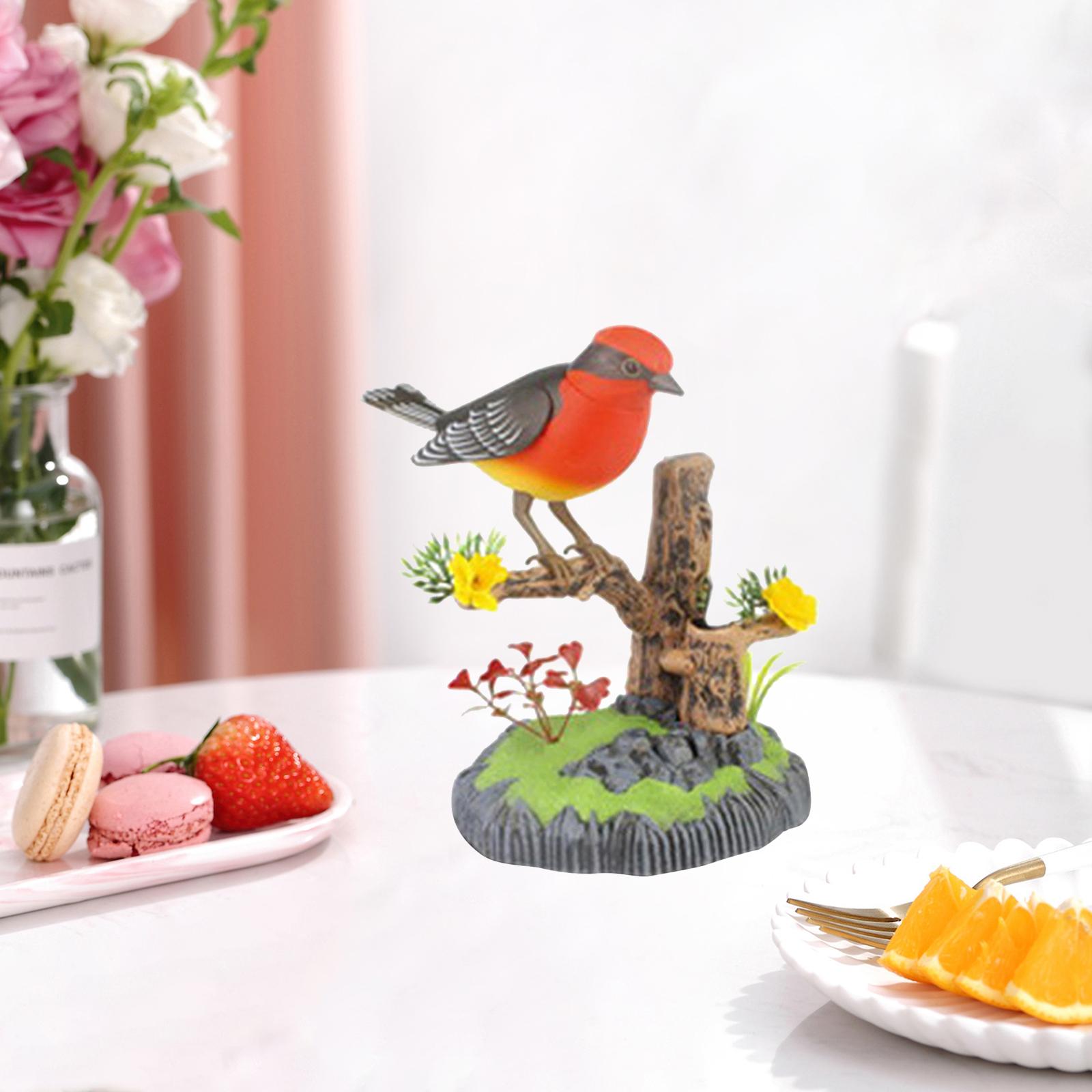 Sound Control Bird Simulation Bird Pen Holder Design Toy Gifts Present 506A