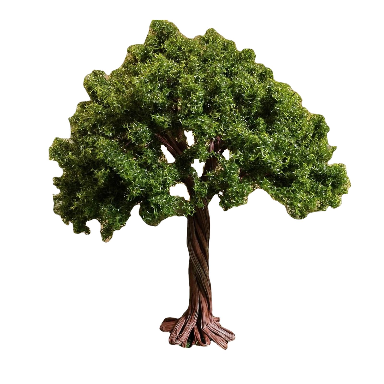 Green Model Tree Height 15cm for DIY Crafts Landscape Architecture Garden