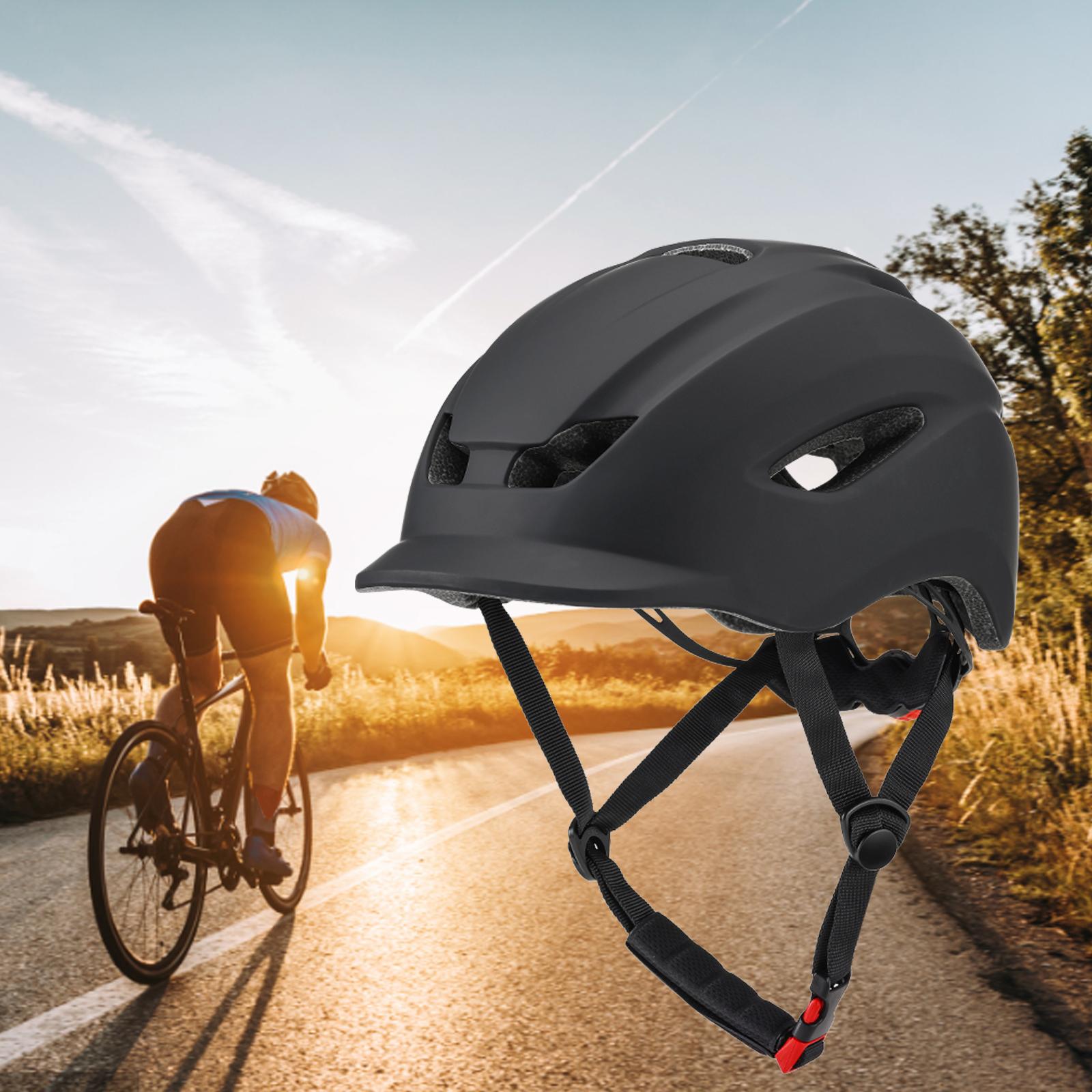 Unisex Bike Helmet Outdoor Unisex Cycling Equipment Scooter Helmet Black