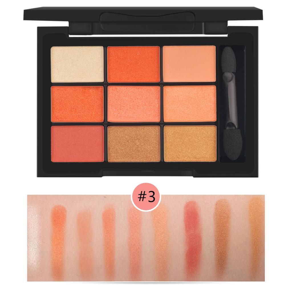 9 Couleurs Palette de Fard à Paupière Waterproof Durable Matte | eBay