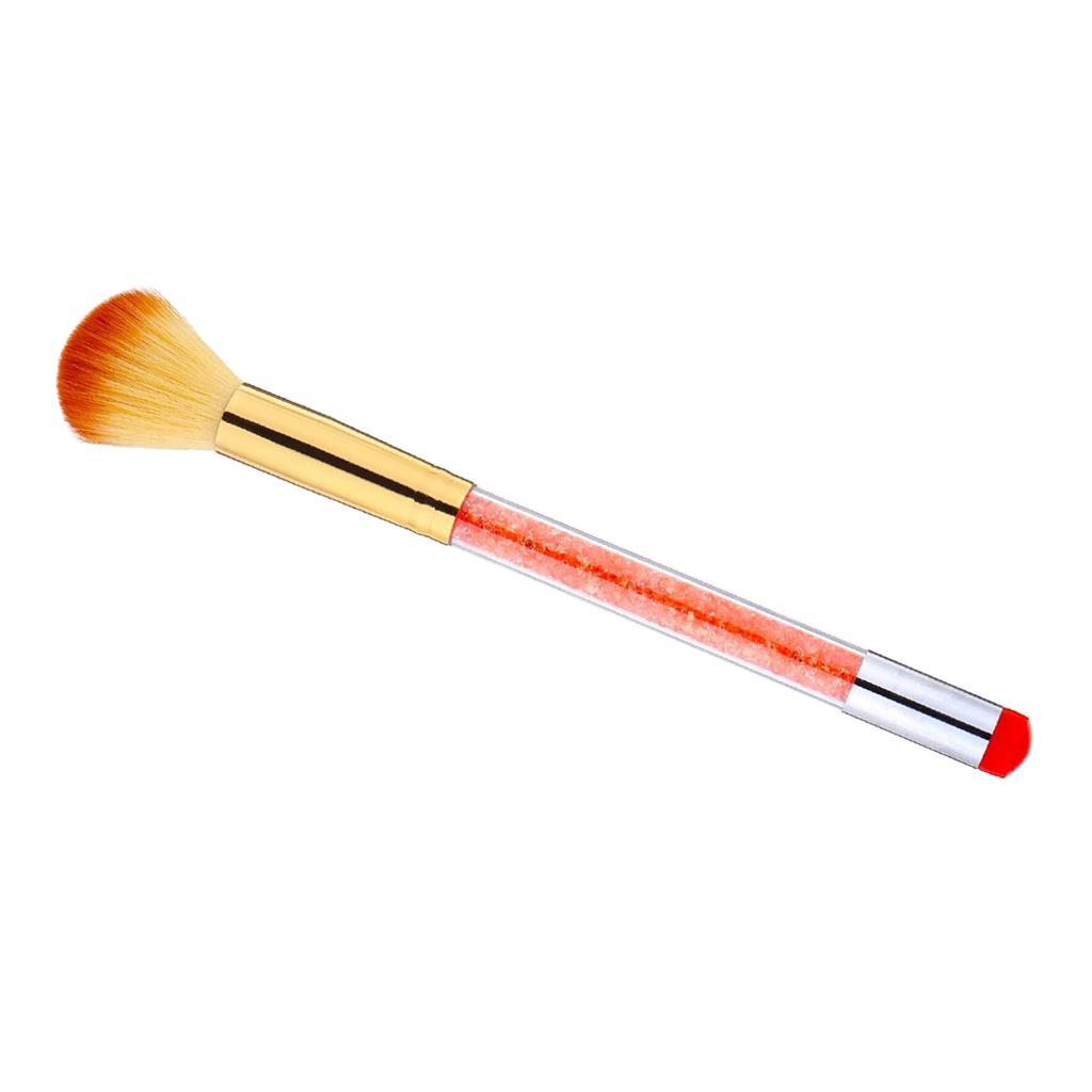 Hair Cutting Brush Neck Duster Barbers Hairdressing Dust Clean Tool Red
