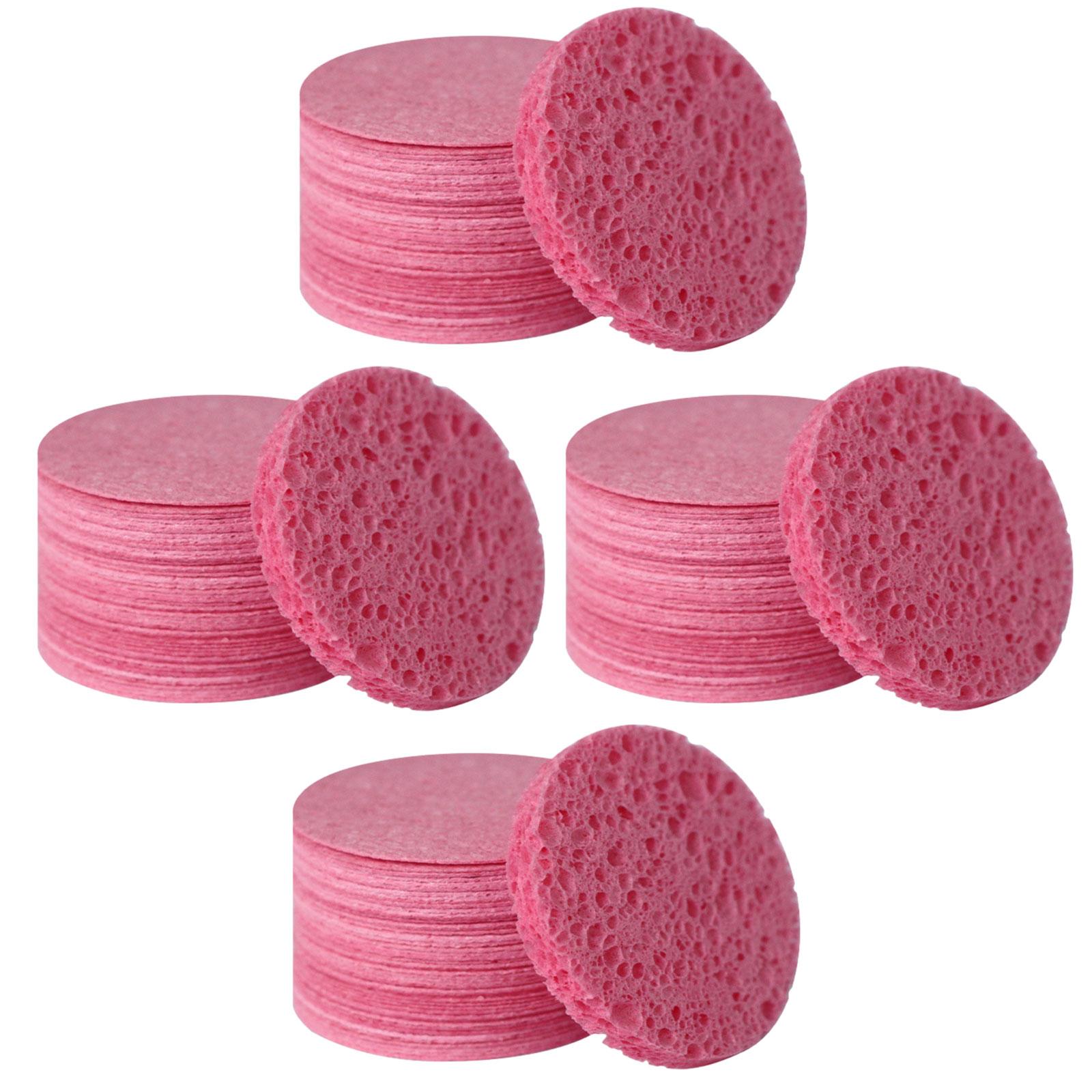 2xFacial Cleansing Sponges Absorbent Professional Durable Mask Removal Sponges 10pcs