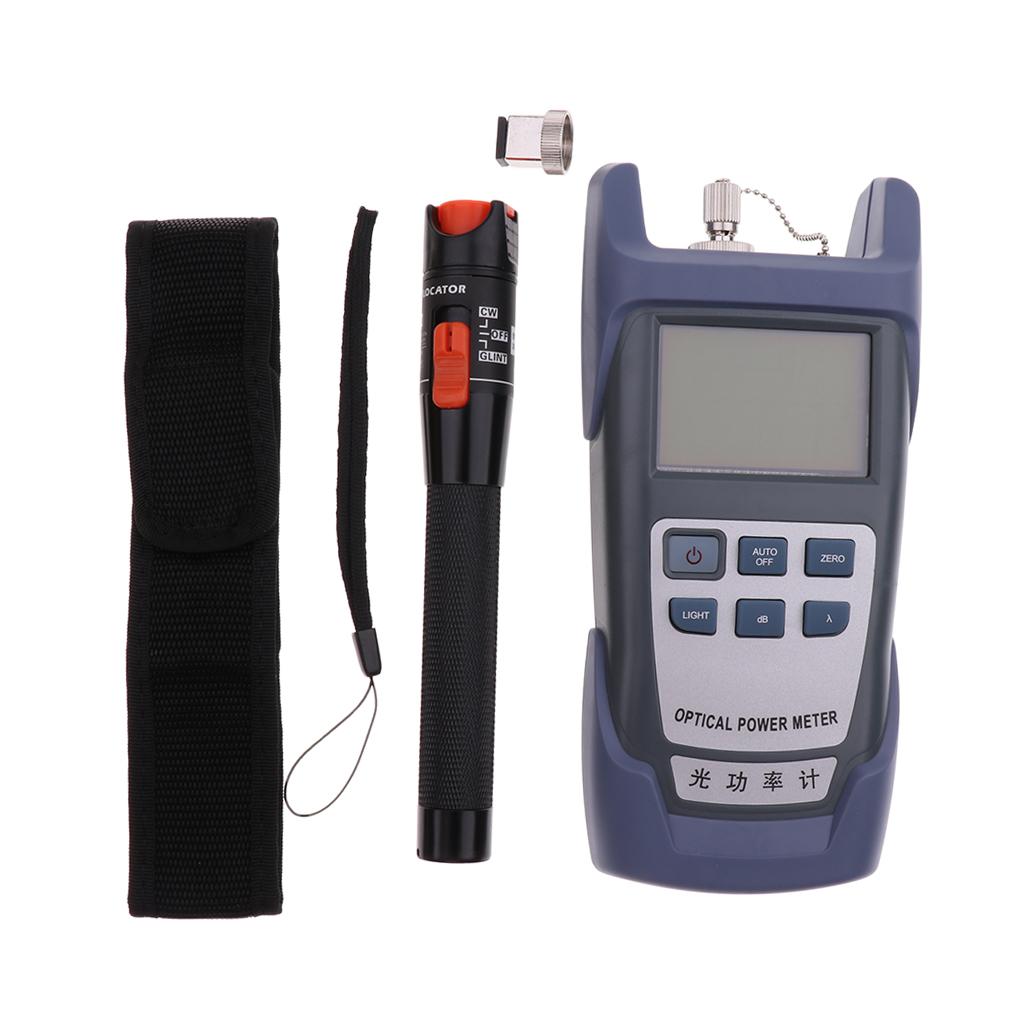 10MW Visual Fault Locator Fiber Optic Cable Tester Finder& Power Meter-70A Tool Set