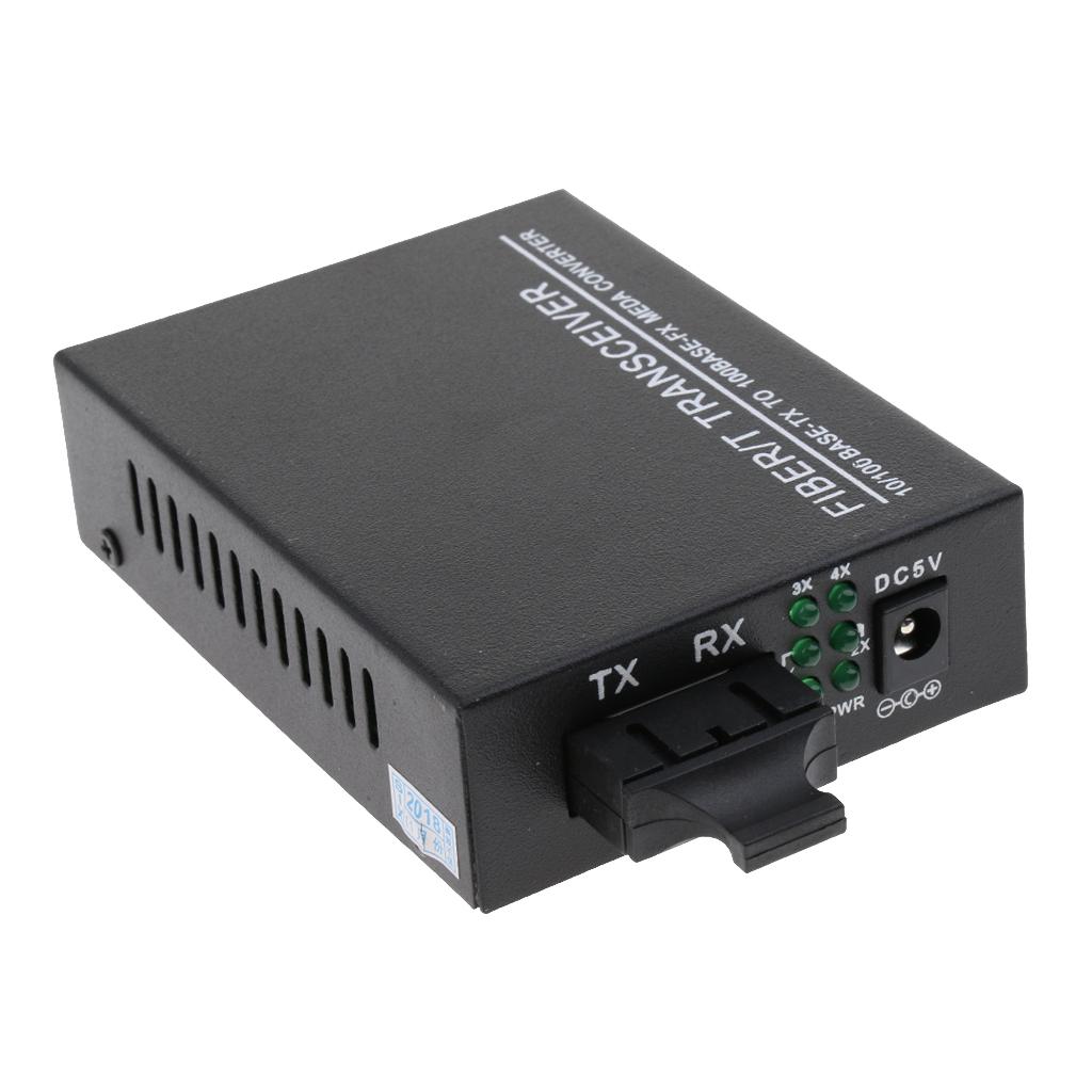 100M Ethernet Media Converter Single Mode Fiber Transceiver for HD Camera