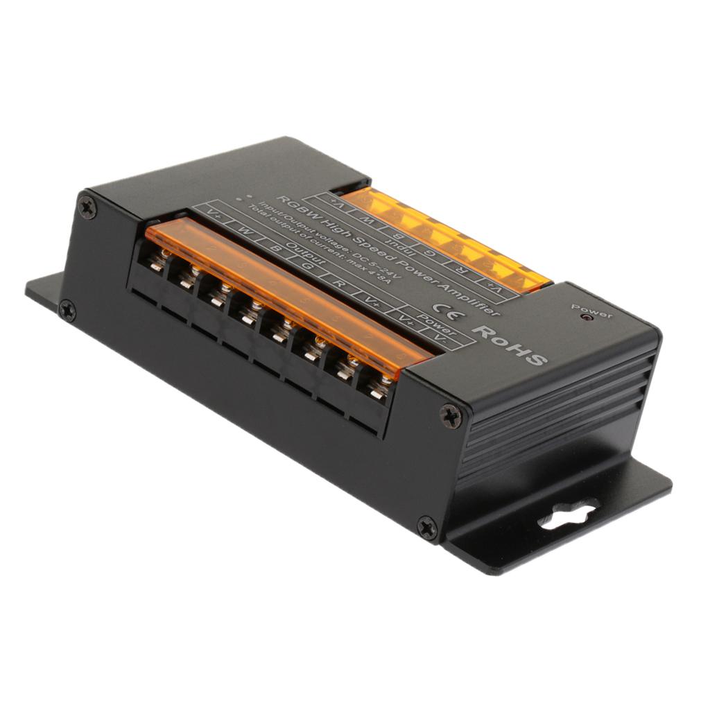 RGBW High Speed Power Amplifier LED Data Signal Repeater Channels