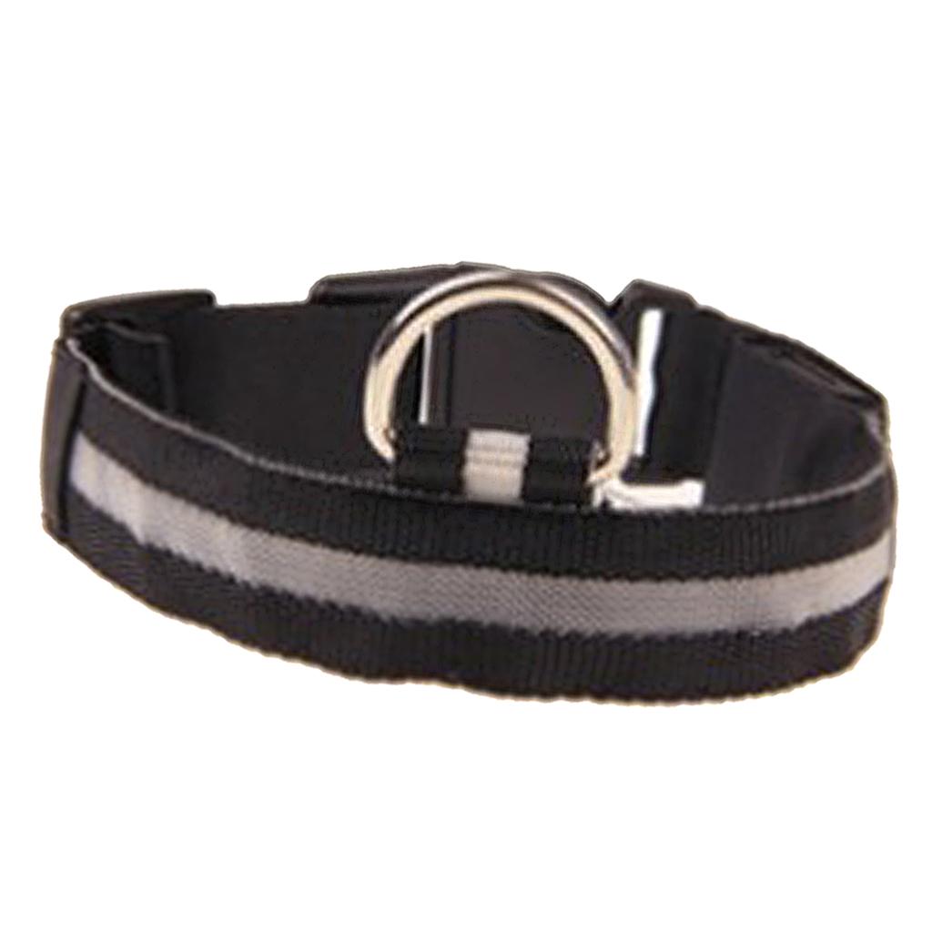 Glow In The Dark Dog Collar Bright Dog Flashing Collar Waterproof White