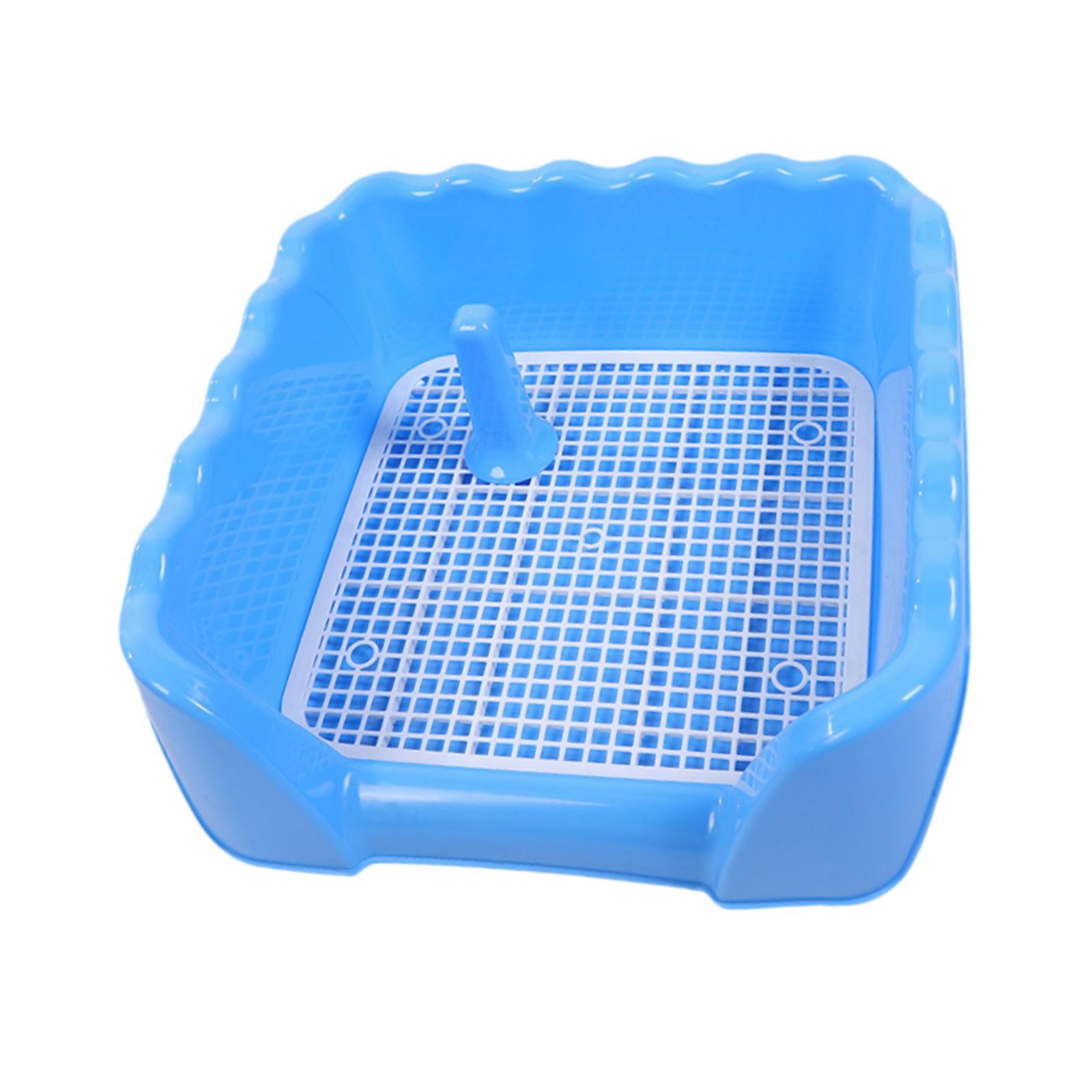 Dog Toilet with Column Mesh Training Tray for Small Dogs