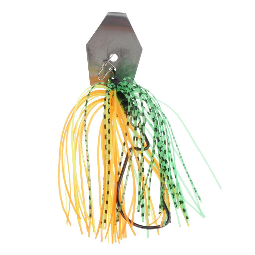 Fishing Skirt Lures Cheater Swimbaits Spinner Trolling Swim Baits Green