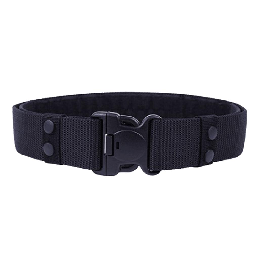 Adjustable Tactical Emergency Rescue Rigger Hunting Belt Black