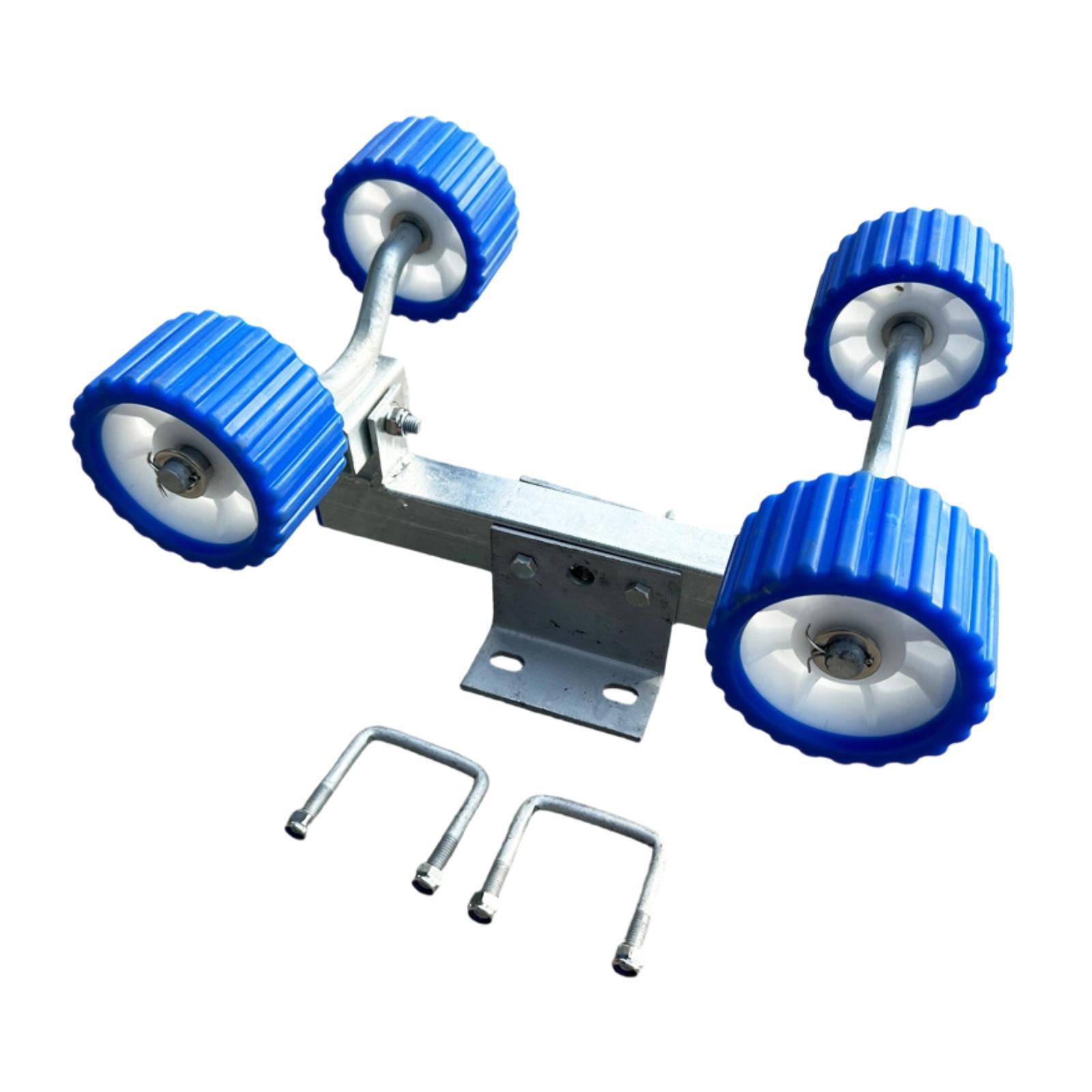 Boat Trailer Roller Sturdy Heavy Duty for Motorboat Trailers Warehouses blue
