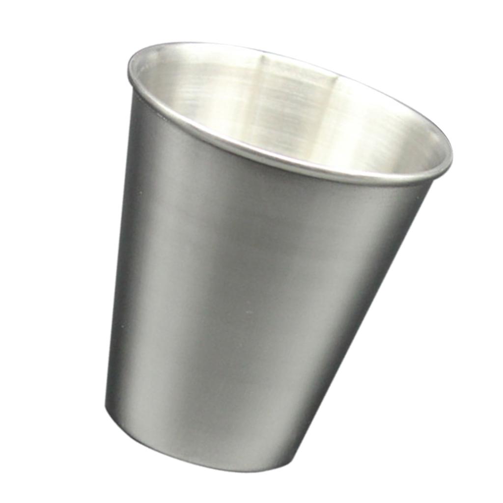 1pc Stemless Metal Wine Glasses Dinner Party Goblets Shatterproof Tumblers 70ml
