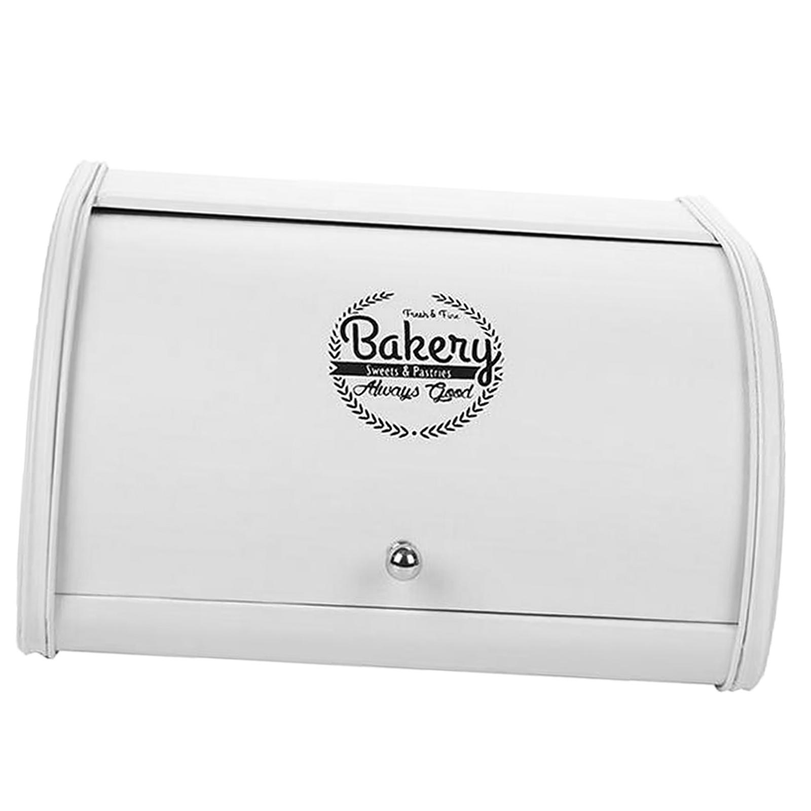 Iron Bread Box White