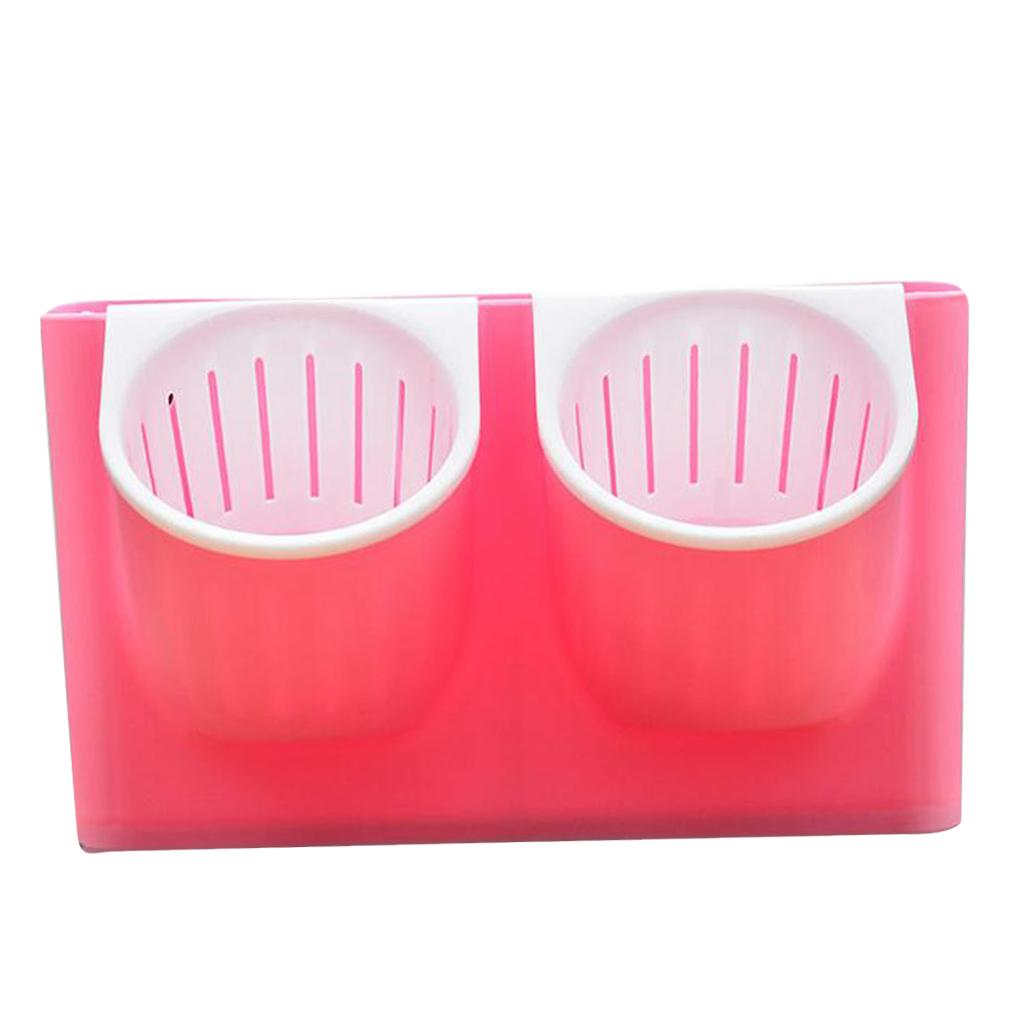 Small Wall Planter Self Watering Flower Pots Garden Yard Patio Plants Pink