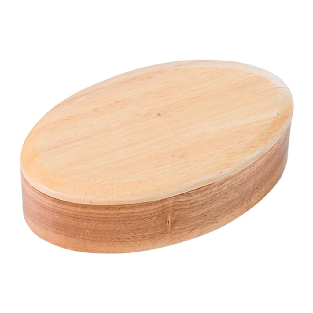 Wooden Lunch Box Bento Box with Internal Separator  Style_B