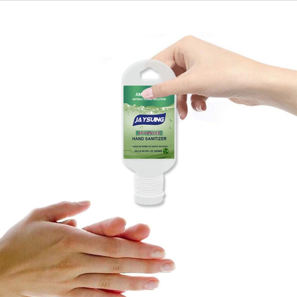  Disposable Hand Soap Gel Rinse-Free Non-alcoholic with Hanging Clip 30ML