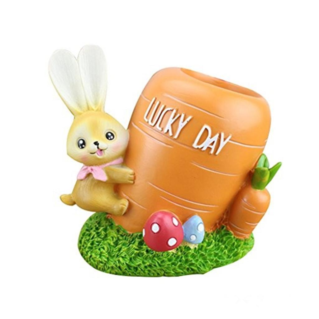 Pen holder creative fashion handicraft cartoon student office desk study Carrot