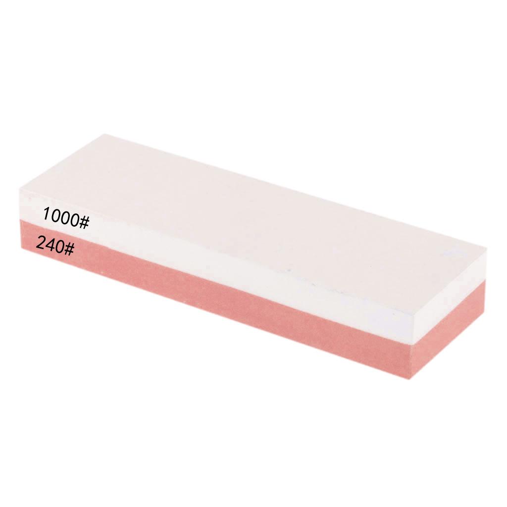 Double-Sided Whetstone Knives Sharpener Sharpening Stone 240 1000 Grit_A