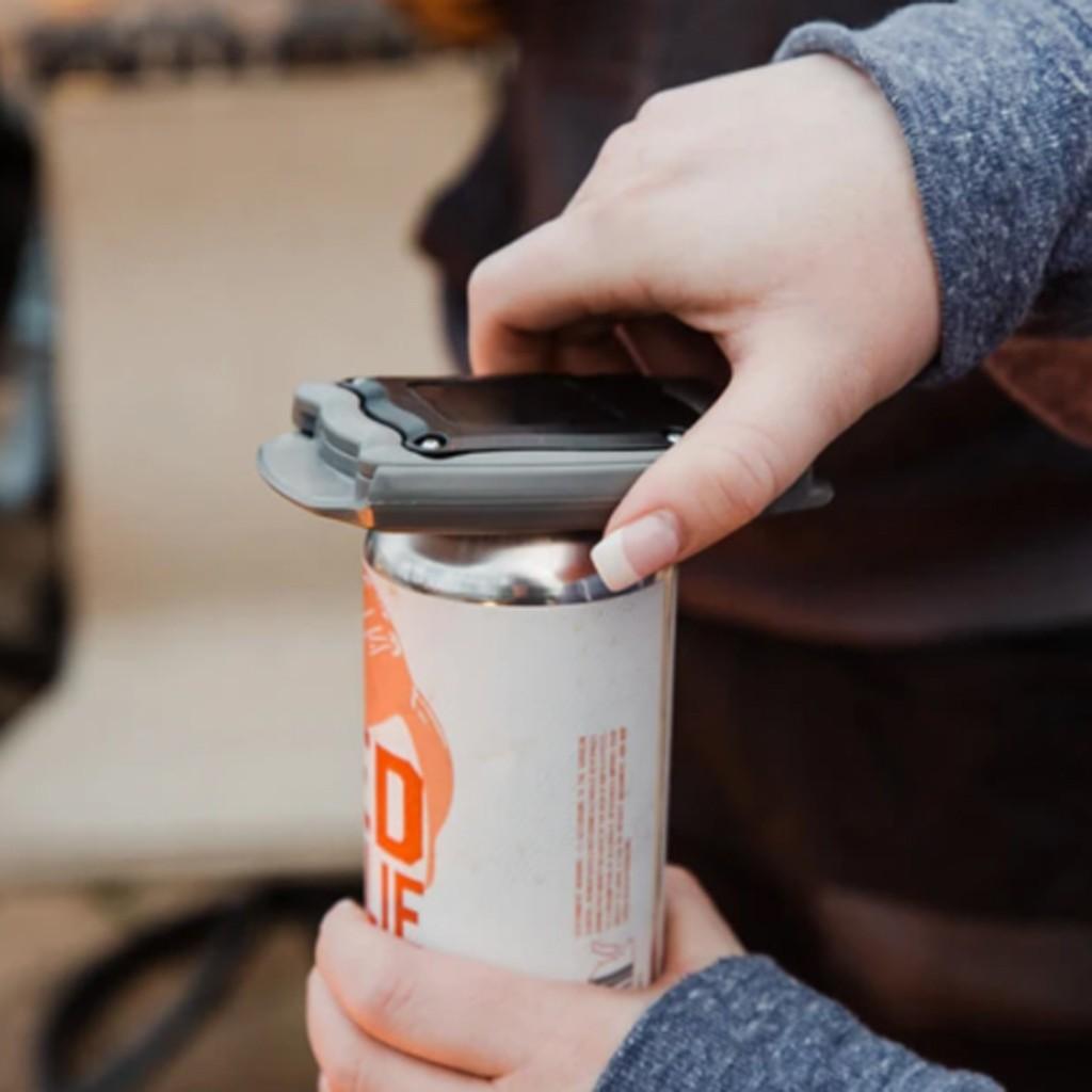 Manual Topless Can Opener Drinking Beer Tin Top Cutter Bar Kitchen Gray