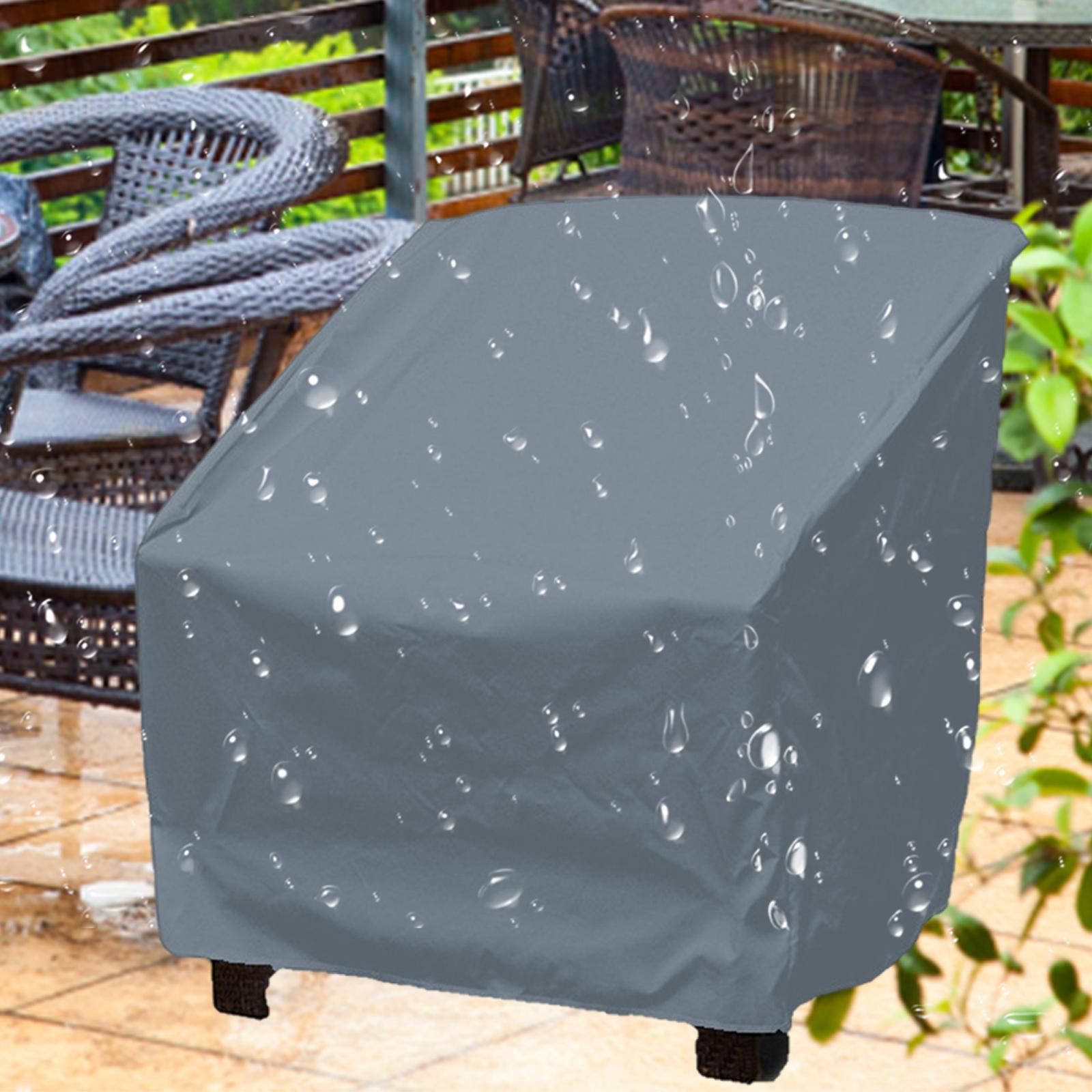 Patio Chair Covers Protection Cover for Garden Patio Furniture Grey S