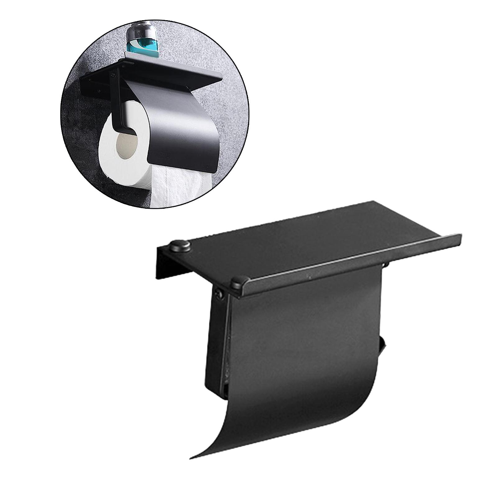 Toilet Paper Holder Bathroom Storage Rack Paper Towel Shelf  Punching 