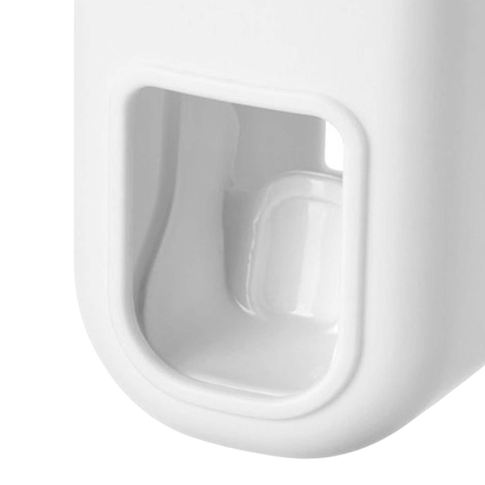 3xWall Mounted Toothpaste Dispenser Automatic Bathroom Accessories for Home White