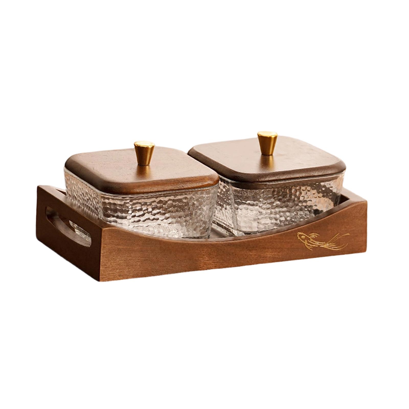 Divided Serving Tray 2 Compartments