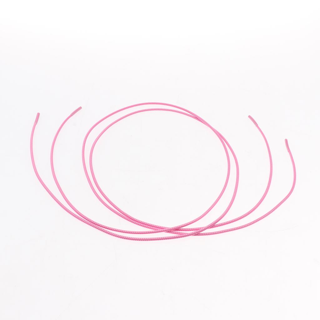 Elastic No Tie Shoelaces Sneakers Shoe String for Kids Adults Pink