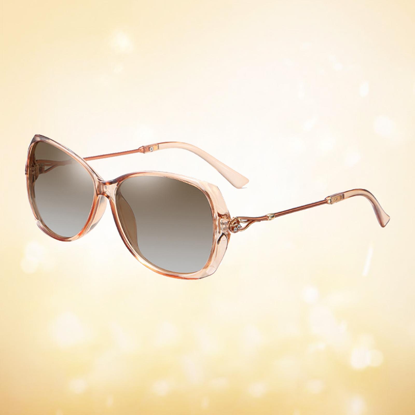 Women Sunglasses Fashion Polarized Driving Sun Glasses Champagne