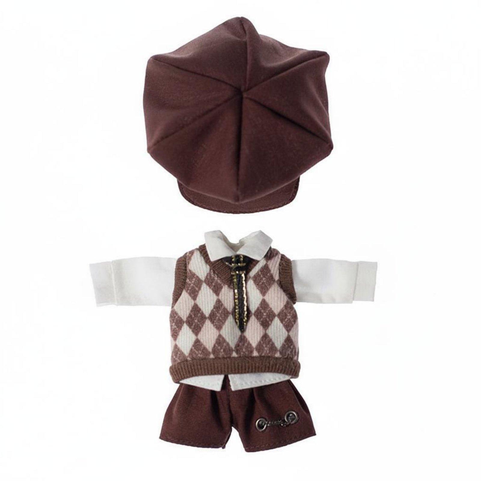 Doll Argyle Vest Set