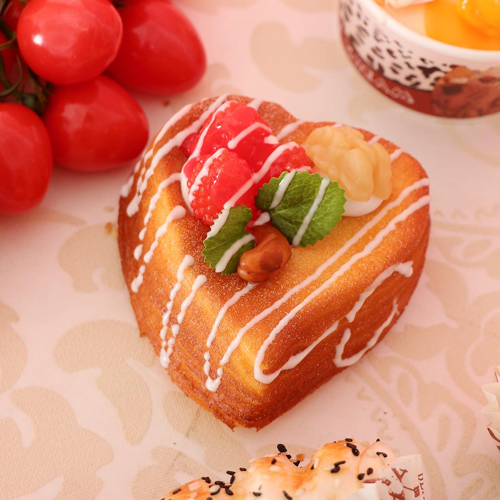 Artificial Fruit Bread Cake Simulation Realistic Food Dessert  Style_3