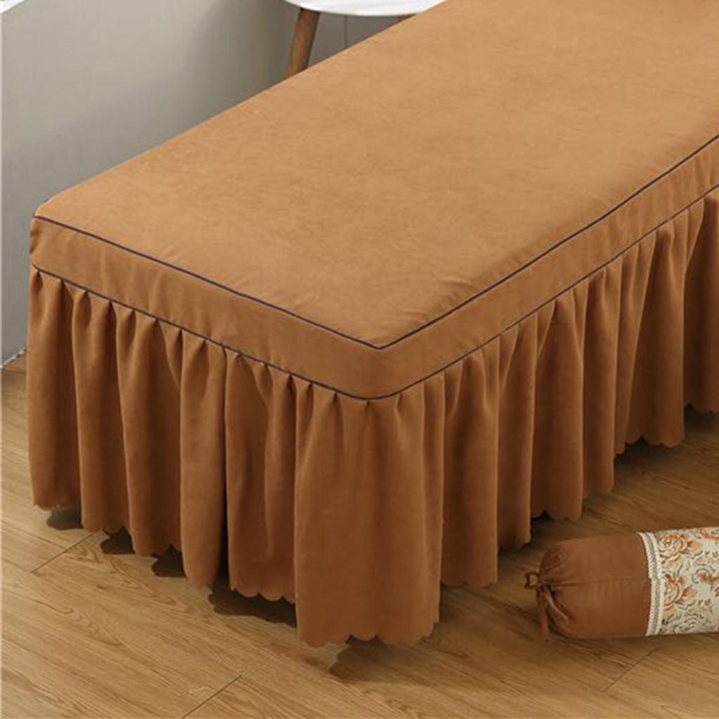 Blesiya Universal Spa Massage Table Skirt Beauty Bed Cover Valance Sheet Ebay 4748