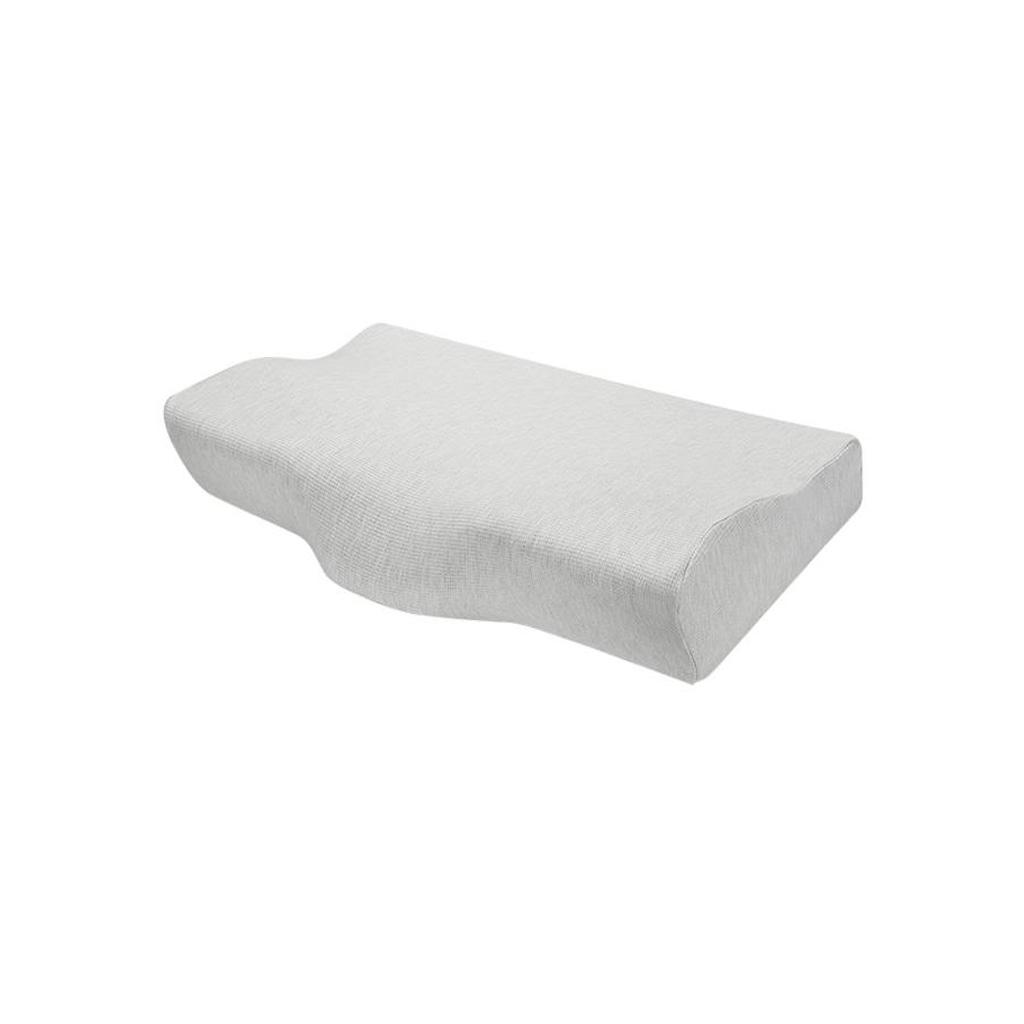 Comfy Latex Pillow Breathable Ergonomic Bed Pillow Case Vertebrae Care Gray