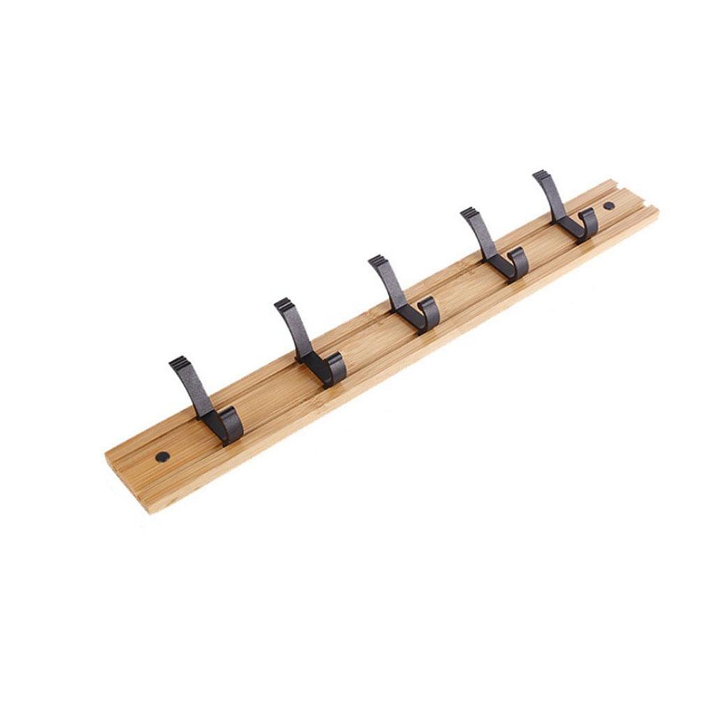 Wall Mounted Coat Rack 5 Hooks