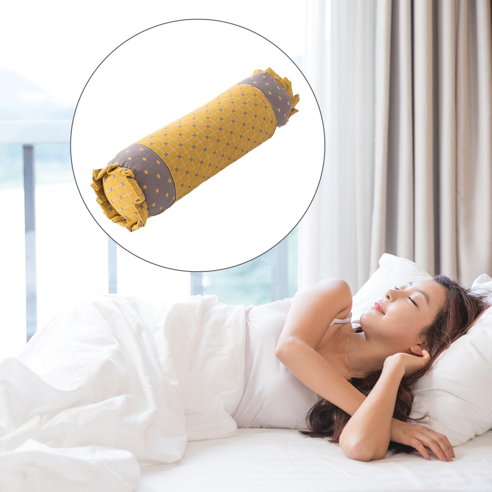 Cervical Pillow Bedroom Pregnancy Pillows Old Coarse Cloth Buckwheat Pillow Yellow Grey