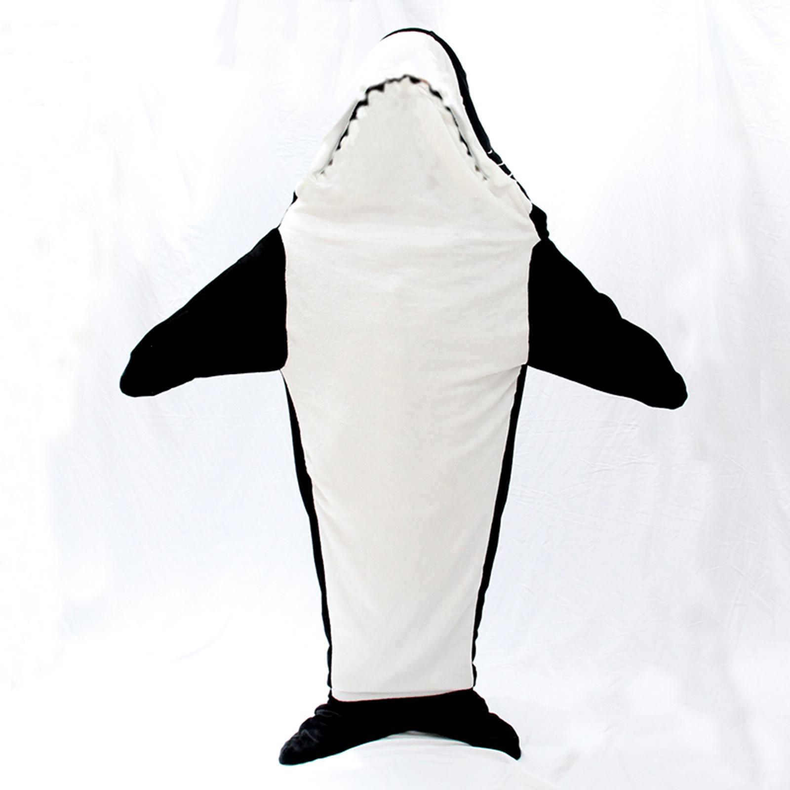Wearable Shark Blanket Halloween Clothing Cozy Parties Cosplay Shark Costume M