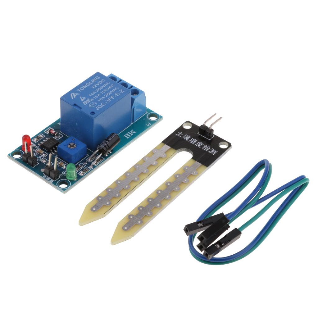 2Set Soil Hygrometer Humidity Detection Module Moisture Sensor for 