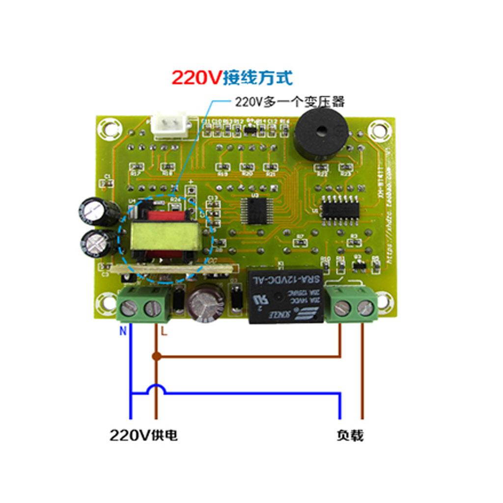 Digital Thermostat LED Temperature Controller Switch Output 10A AC 220V