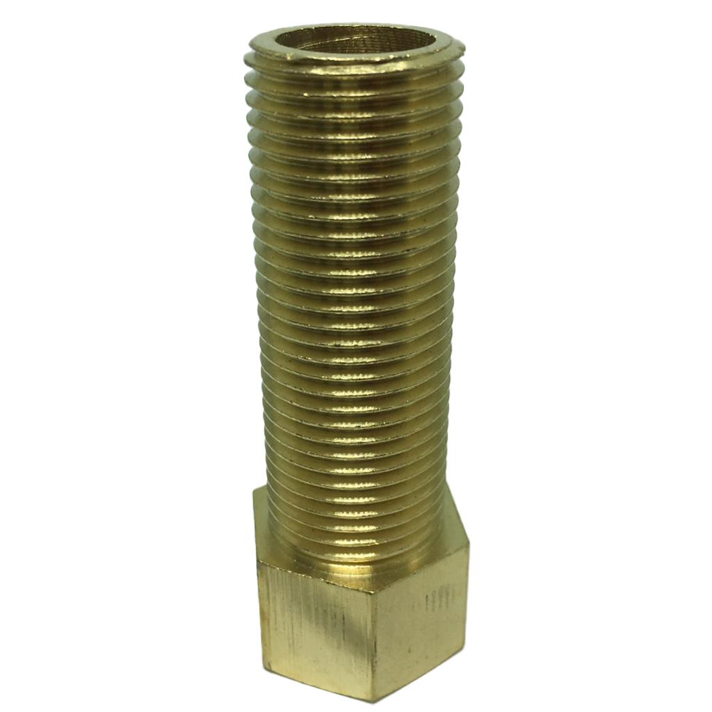 1/2" Brass Male Female Thread Long Straight Adapter Connector Fitting